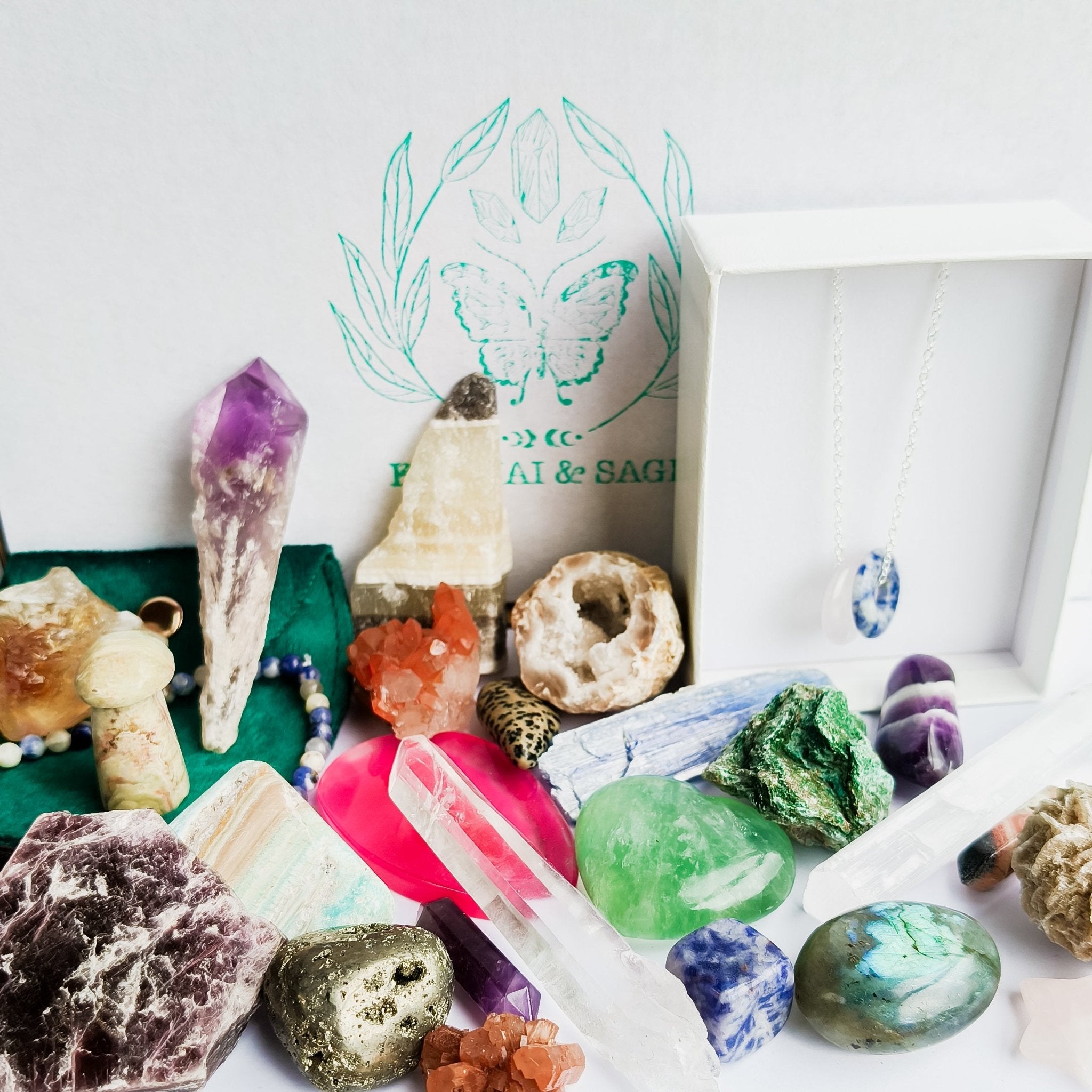 24 Individually Wrapped Crystals for Advent Calendar/ Christmas Countdown (PRE ORDER) - Kowhai and Sage