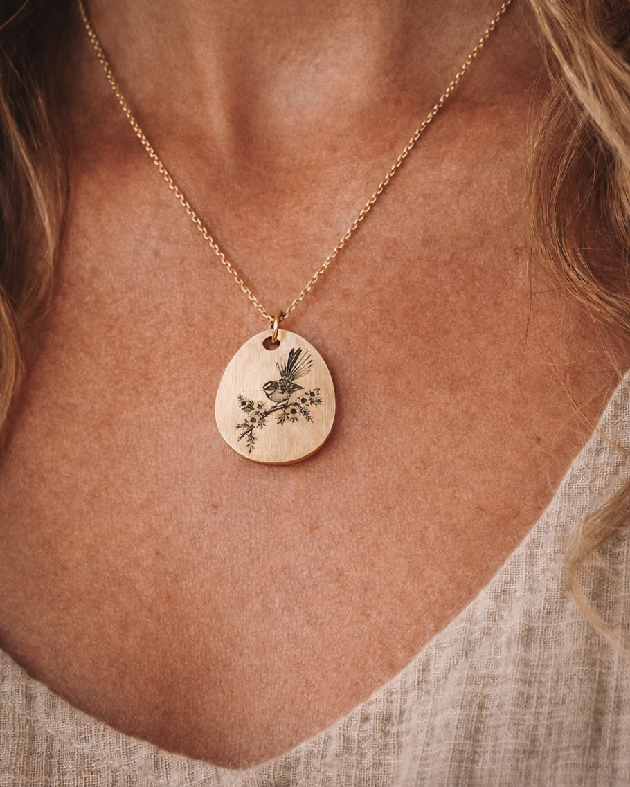 Forest Dance Fantail Necklace