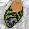 Amethyst Keyring - Kowhai and Sage