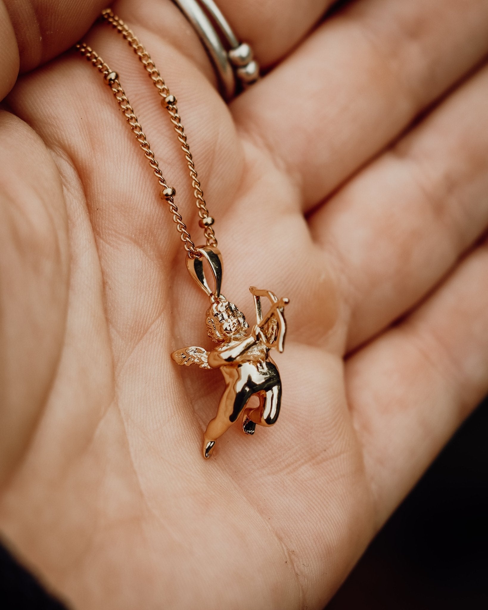 Cherub Necklace - Kowhai and Sage