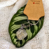 Citrine Wire Wrapped Key Ring - Kowhai and Sage