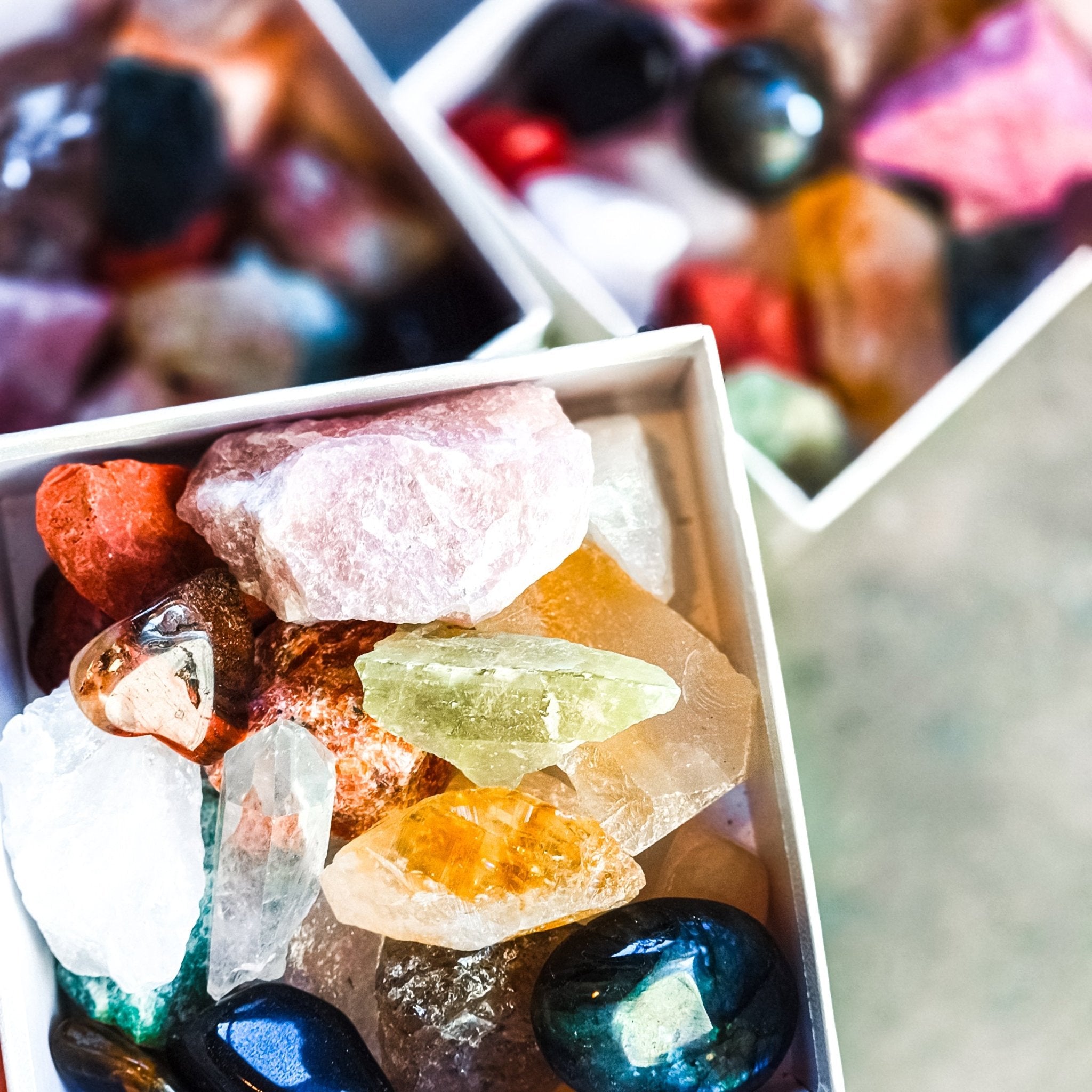 Crystal Mystery Boxes - Kowhai and Sage
