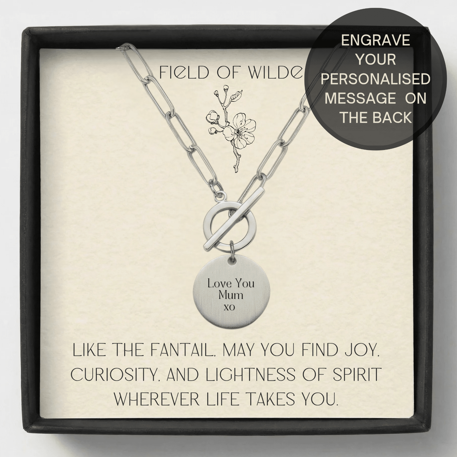 Fantail Necklace - Kowhai and Sage