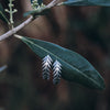 Fern Huggie Hoops - Kowhai and Sage