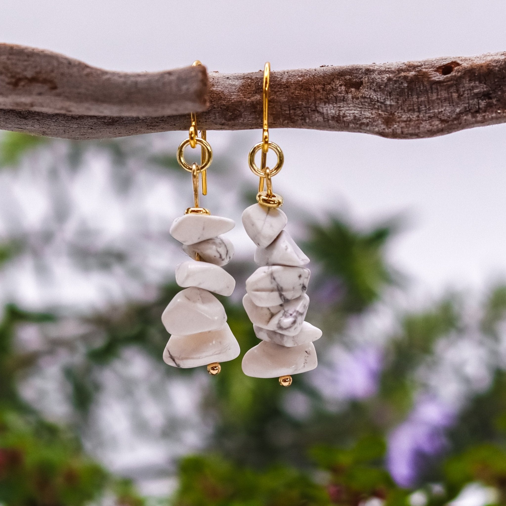 Gold Rockstack Earrings - Kowhai and Sage