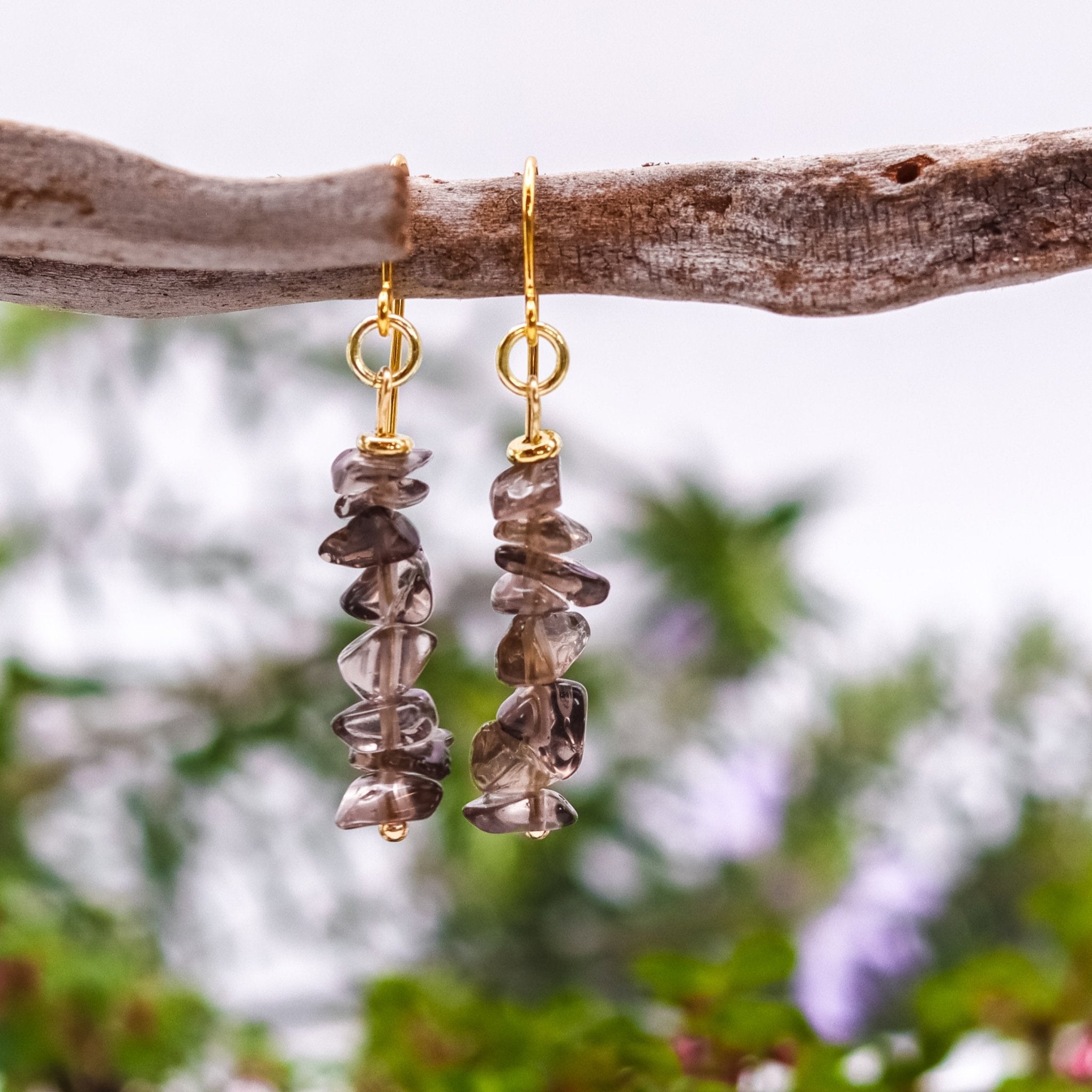 Gold Rockstack Earrings - Kowhai and Sage