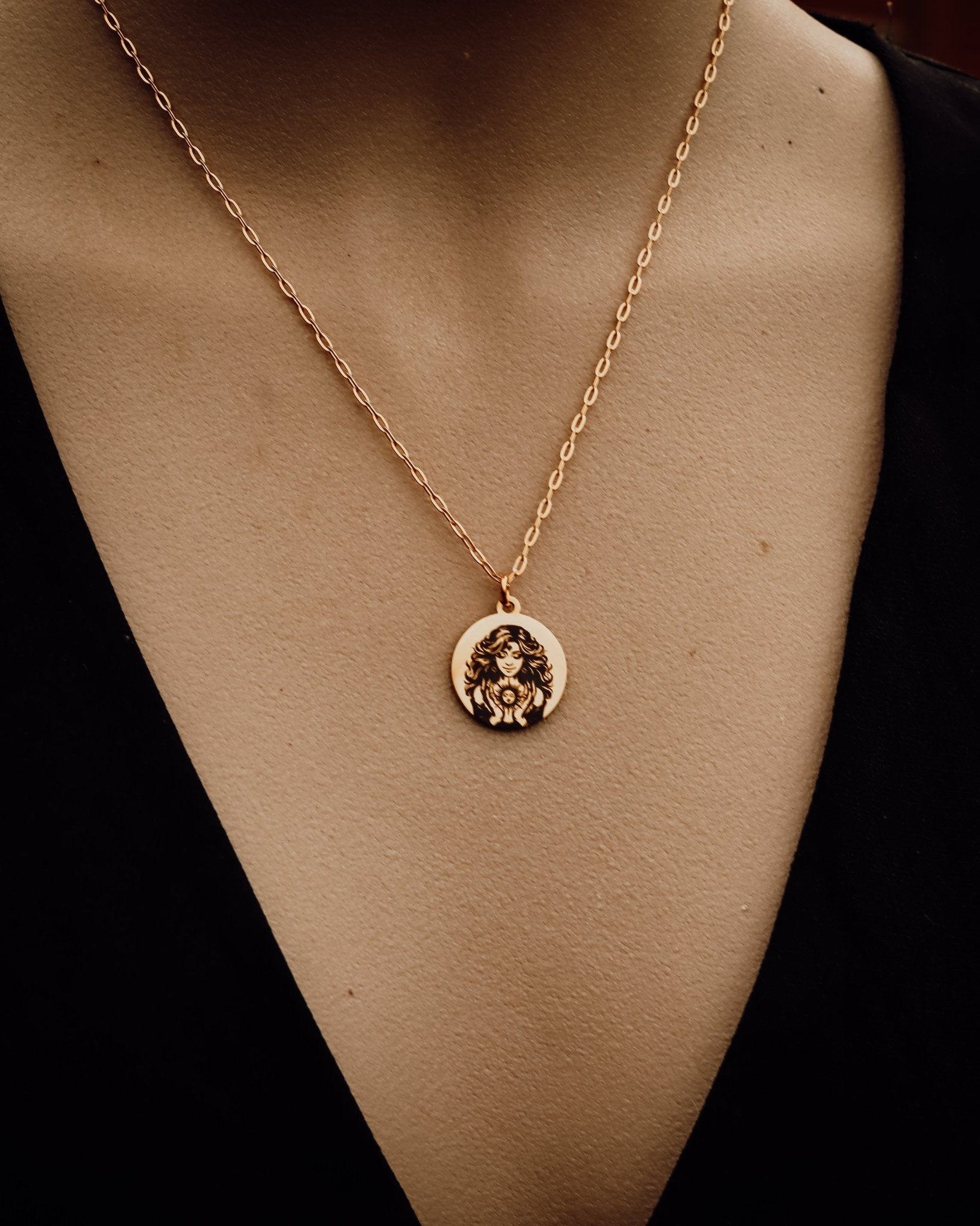 Inner Glow Necklace - Kowhai and Sage