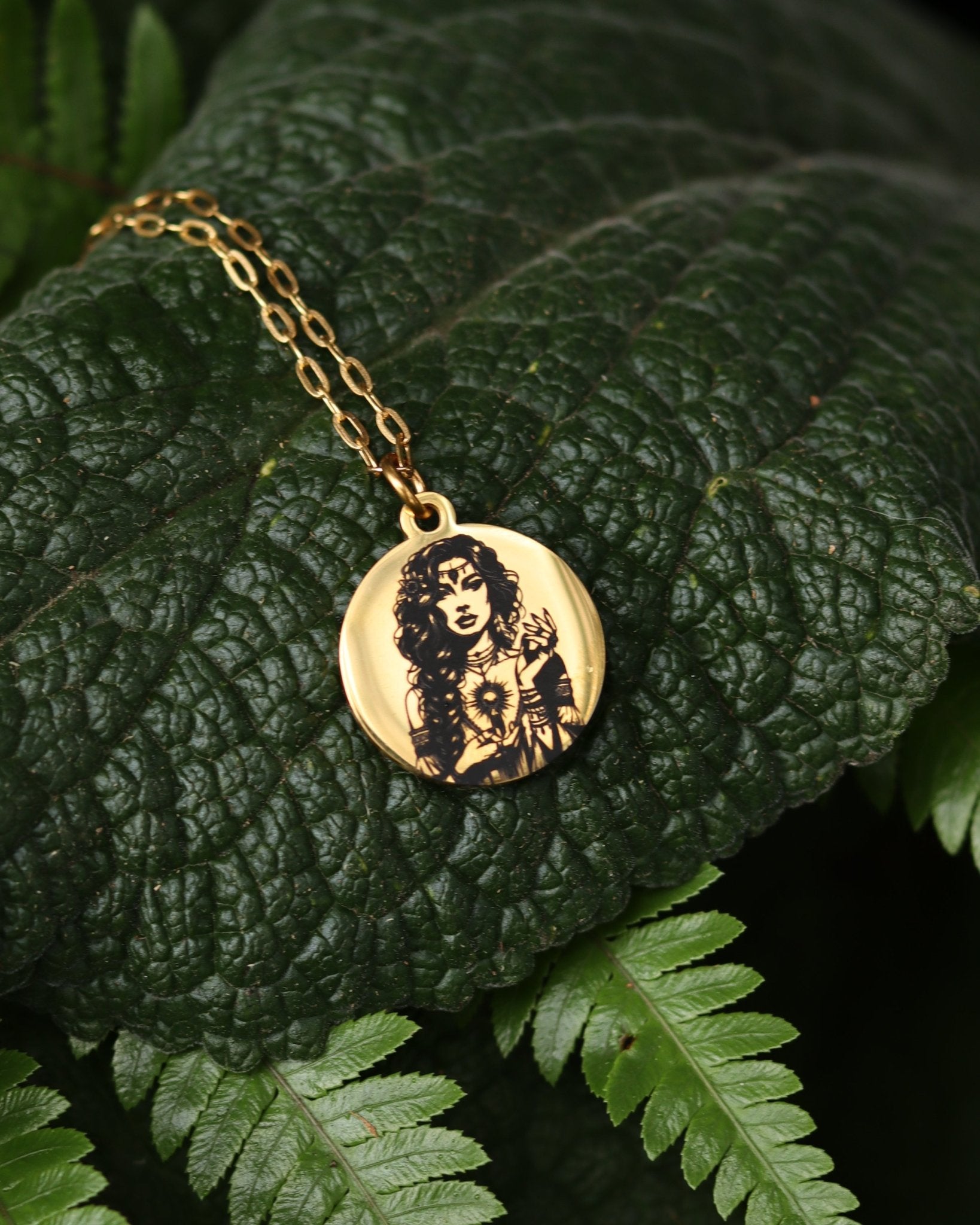 Inner Strength Necklace - Kowhai and Sage