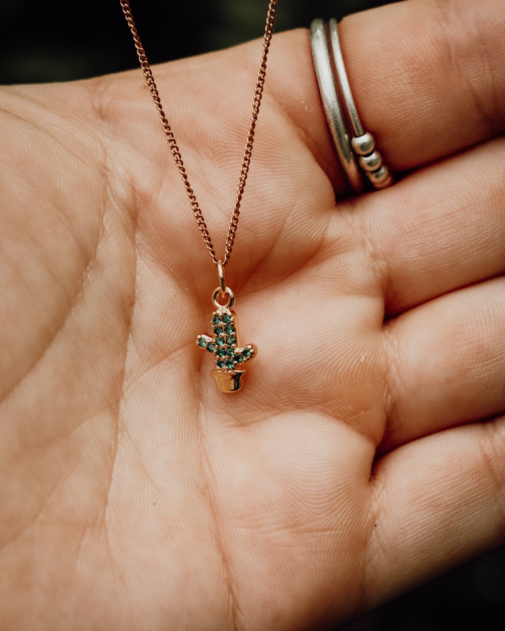 Low Maintenance Cactus You Can’t Kill Necklace - Kowhai and Sage