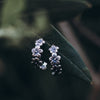 Manuka Blossom Huggie Hoops - Kowhai and Sage