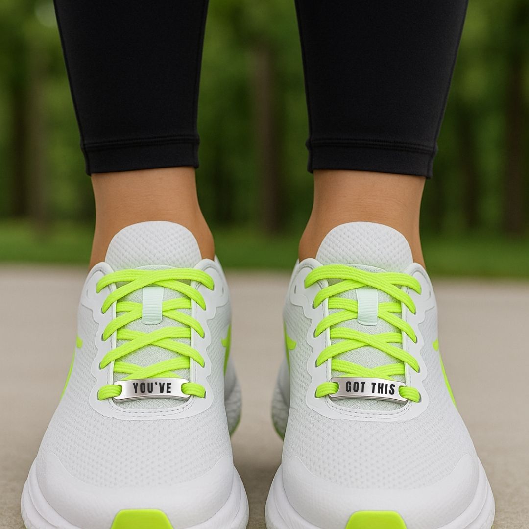 Motivational Shoe Tags - Kowhai and Sage