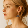 Mystic Moth Earrings - Kowhai and Sage