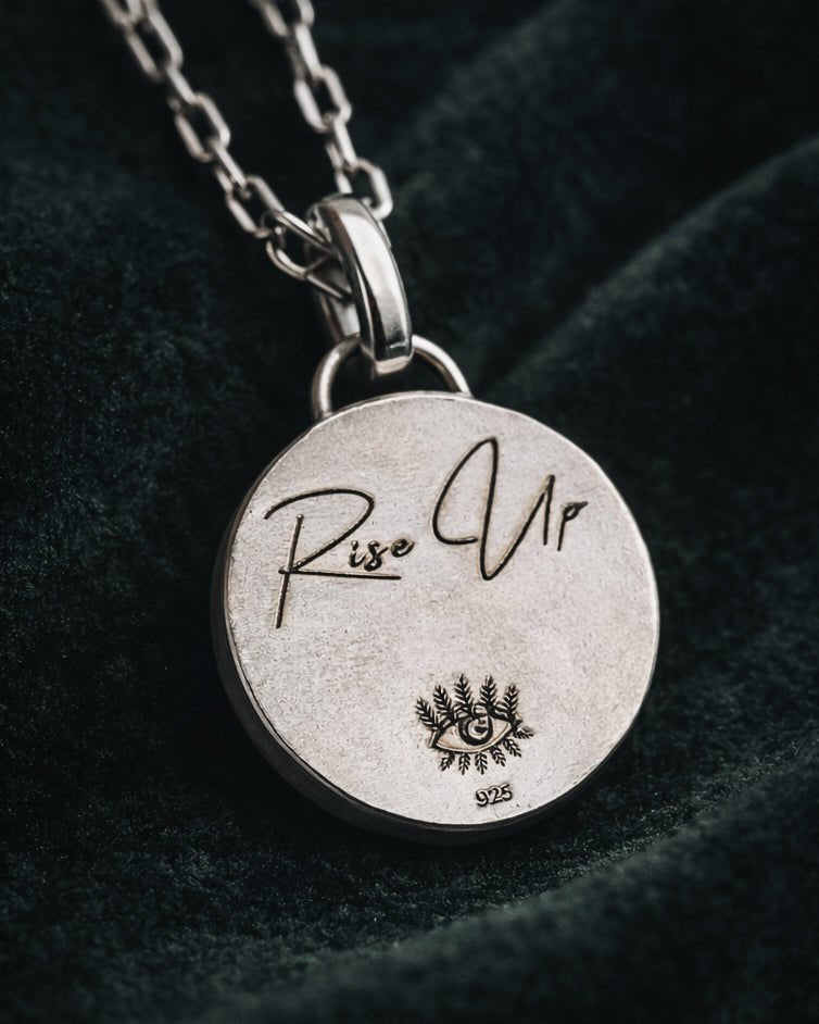 Phoenix Portal Necklace - Kowhai and Sage