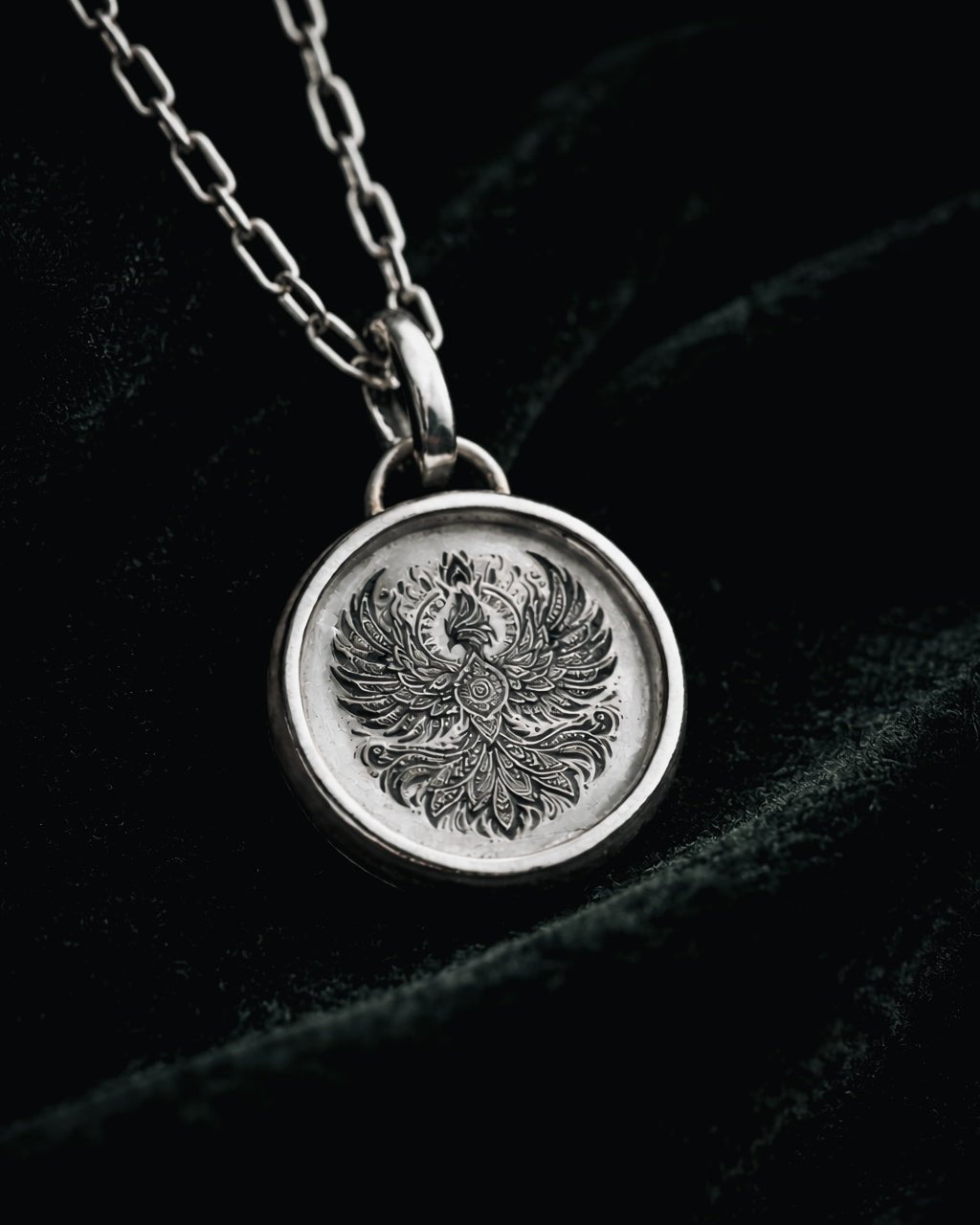 Phoenix Portal Necklace - Kowhai and Sage