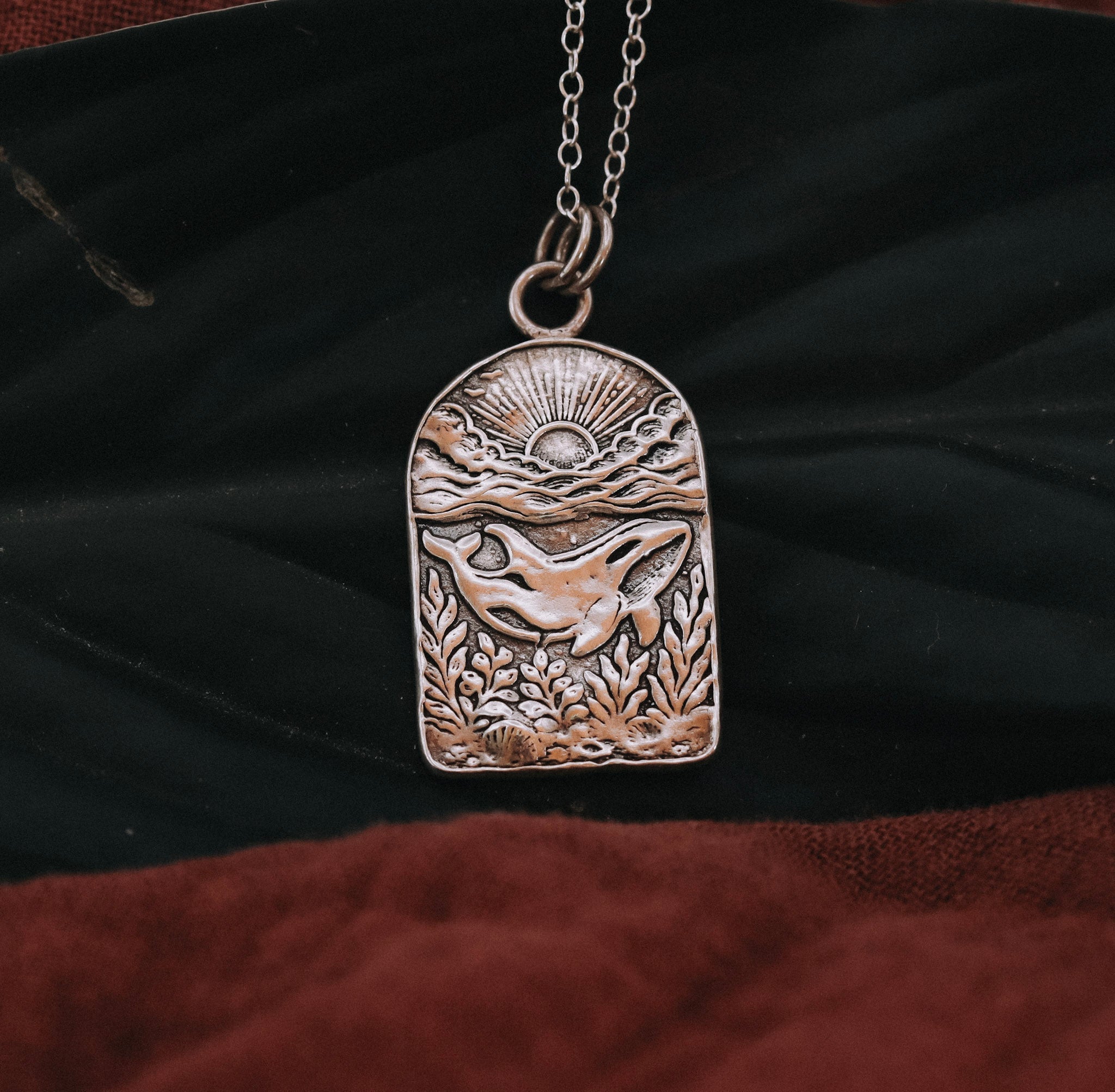 Silver Arch Pendants – Ruru, Tui, Kotare, Pīwakawaka & Orca - Kowhai and Sage