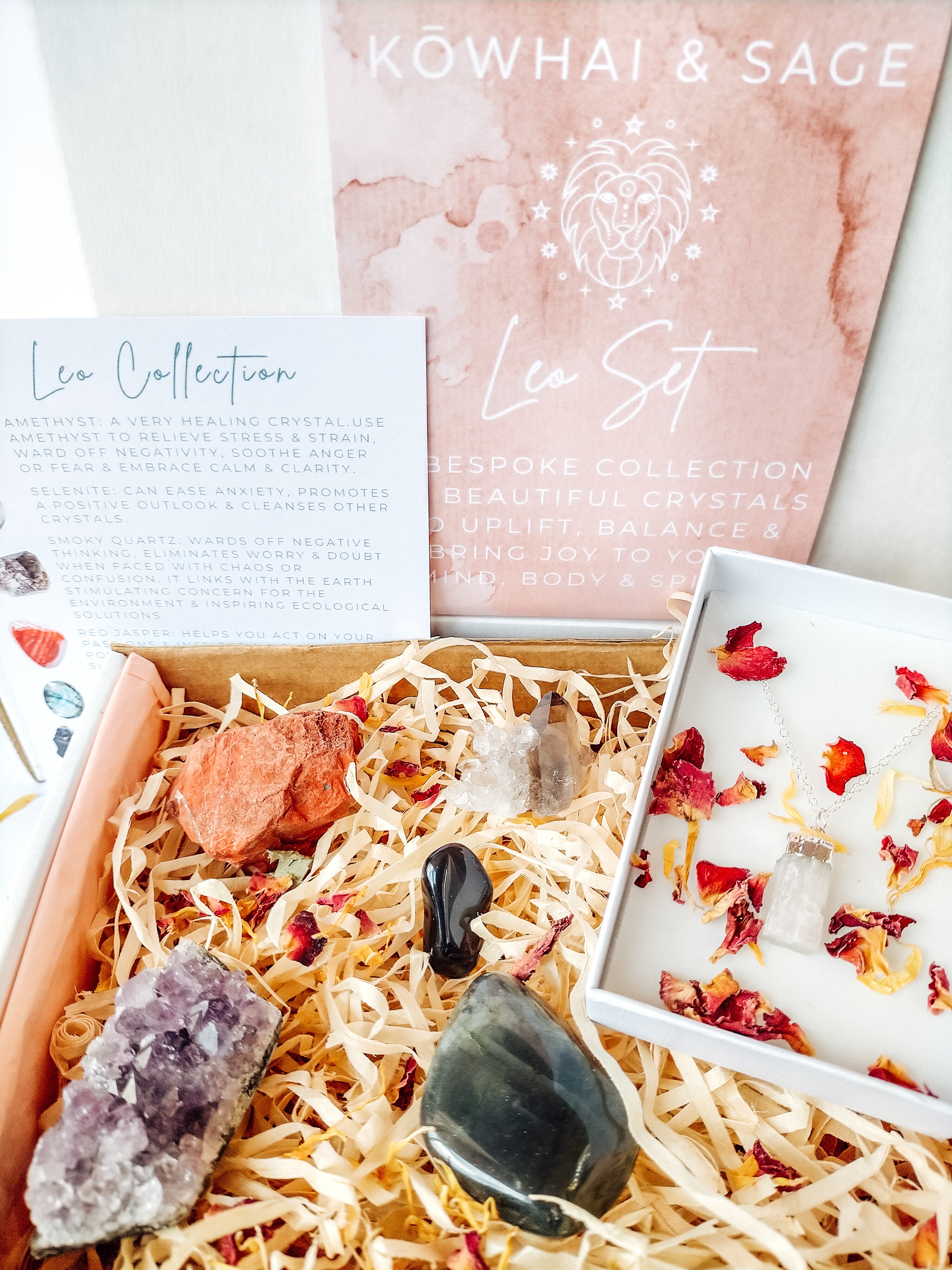 Leo Crystal Birthday Box - July 23 - August 22
