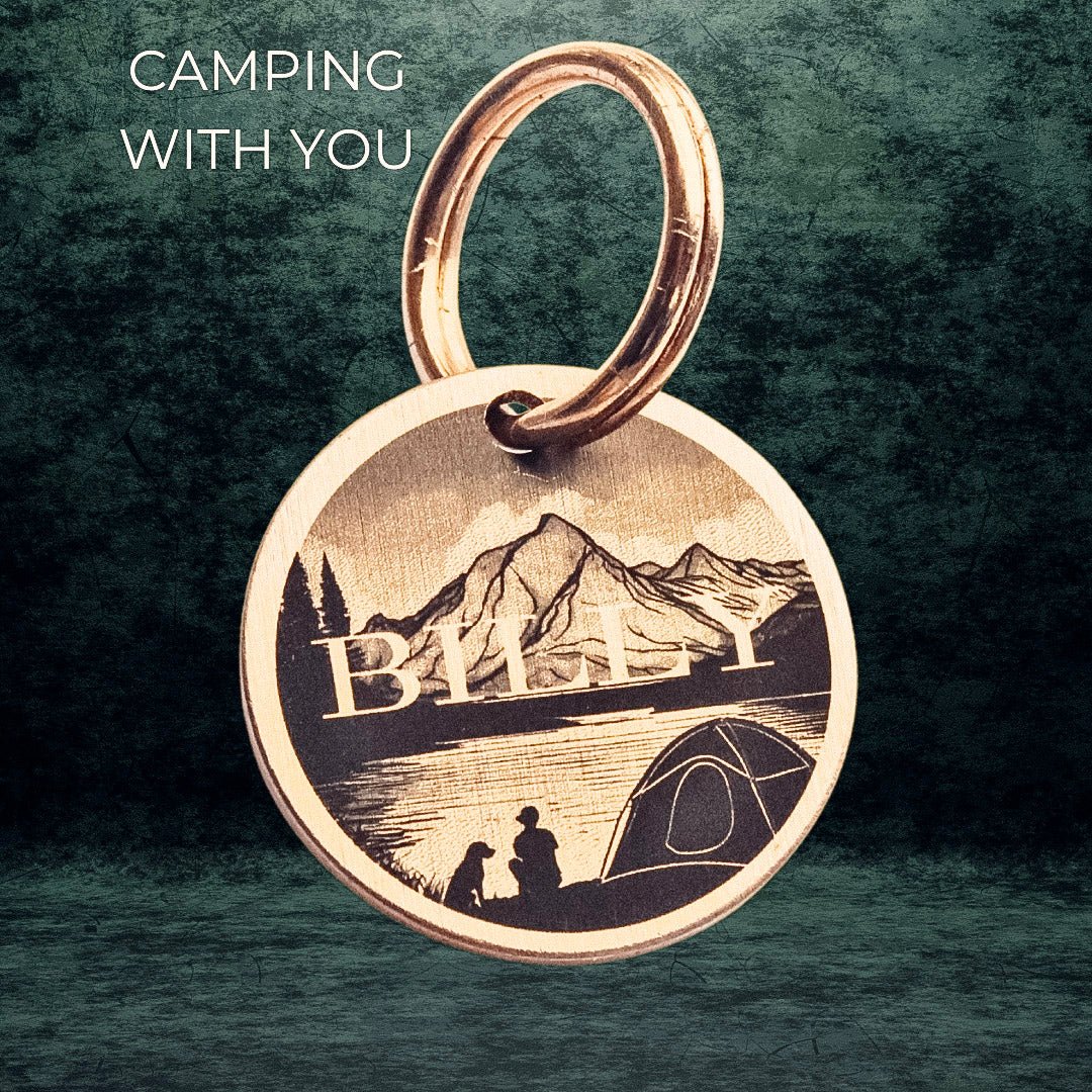 Custom Pet Tags - Kowhai and Sage