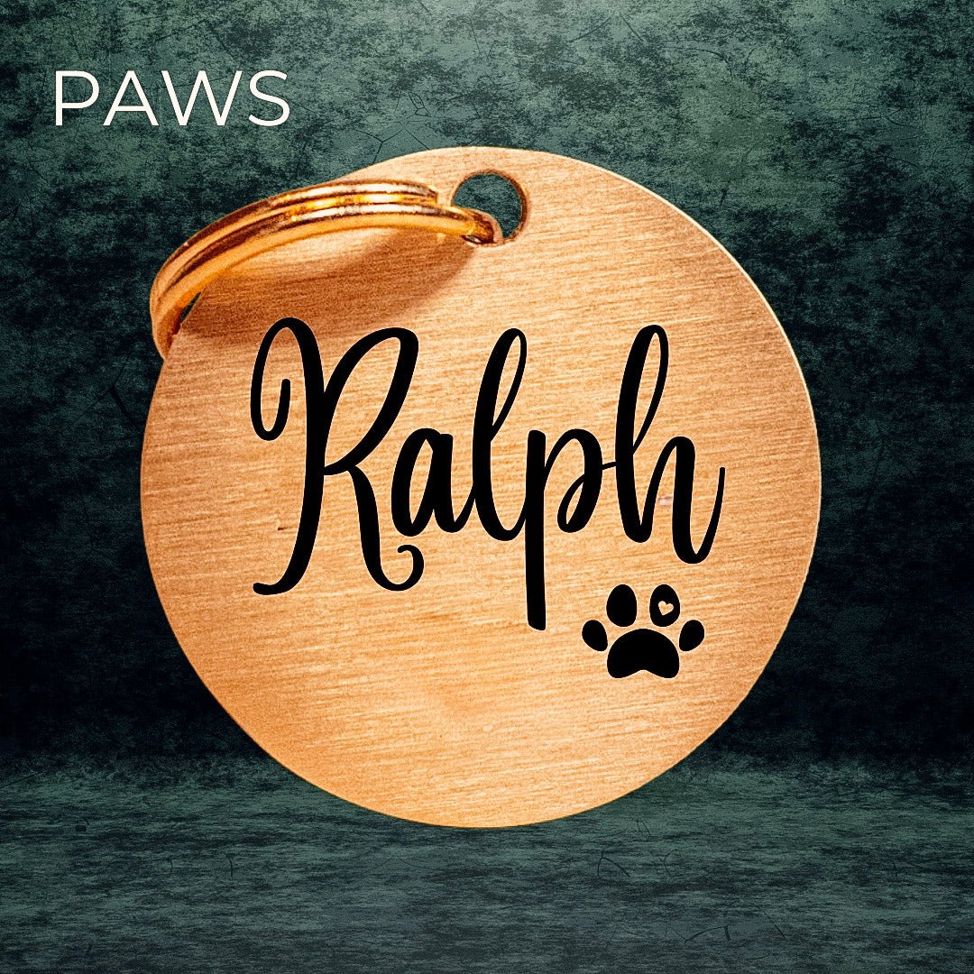 Custom Pet Tags - Kowhai and Sage