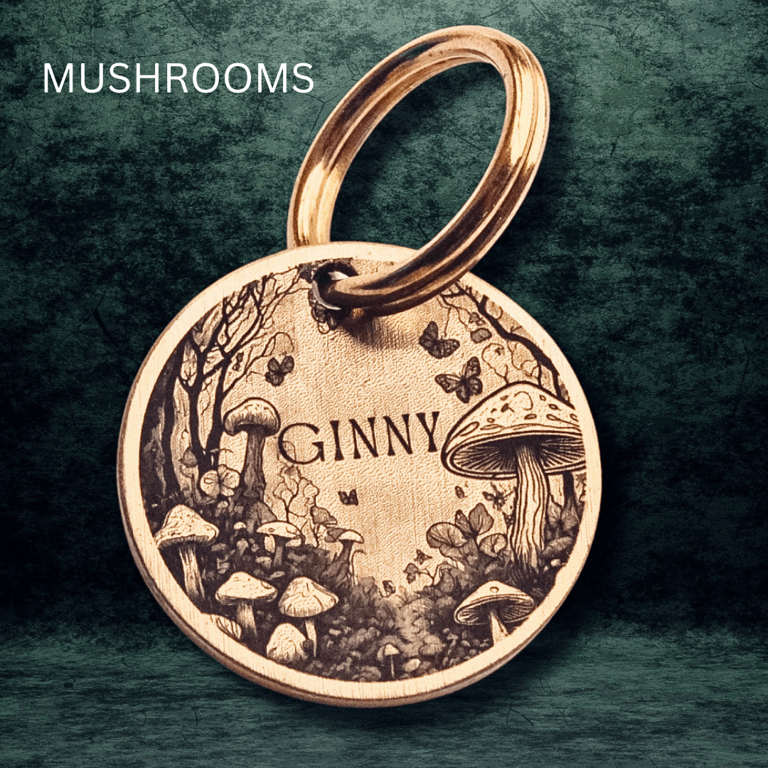 Custom Pet Tags - Kowhai and Sage
