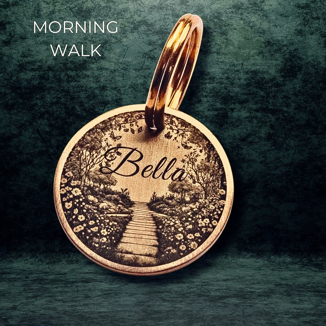 Custom Pet Tags - Kowhai and Sage