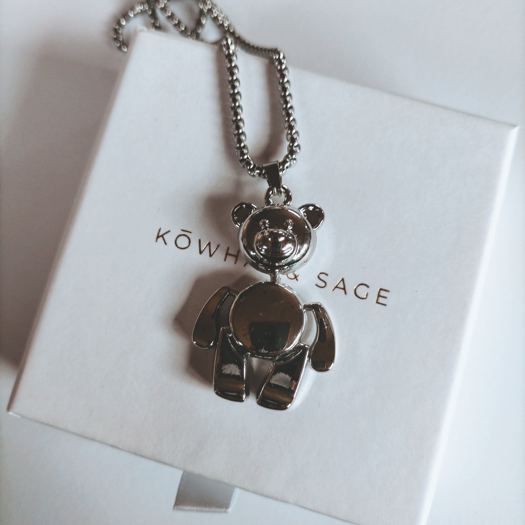 Fidget Necklace, Various styles with moveable parts - Kowhai and Sage