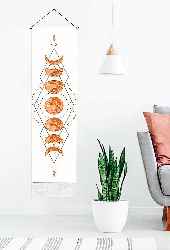 Moon Phase Wall Hangings - Kowhai and Sage