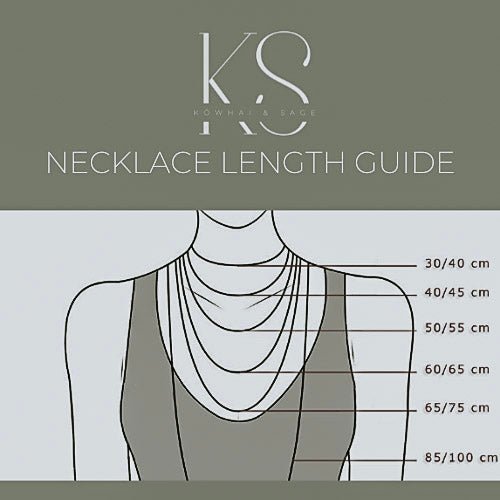 Sterling Silver Crystal Spinning Bead Fidget Necklace - Kowhai and Sage