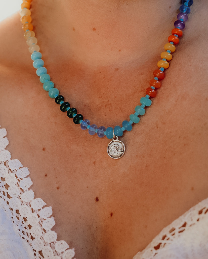 Necklaces - Kowhai and Sage