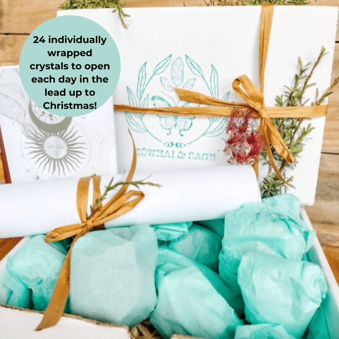 24 Individually Wrapped Crystals for Advent Calendar/ Christmas Countdown (PRE ORDER) - Kowhai and Sage