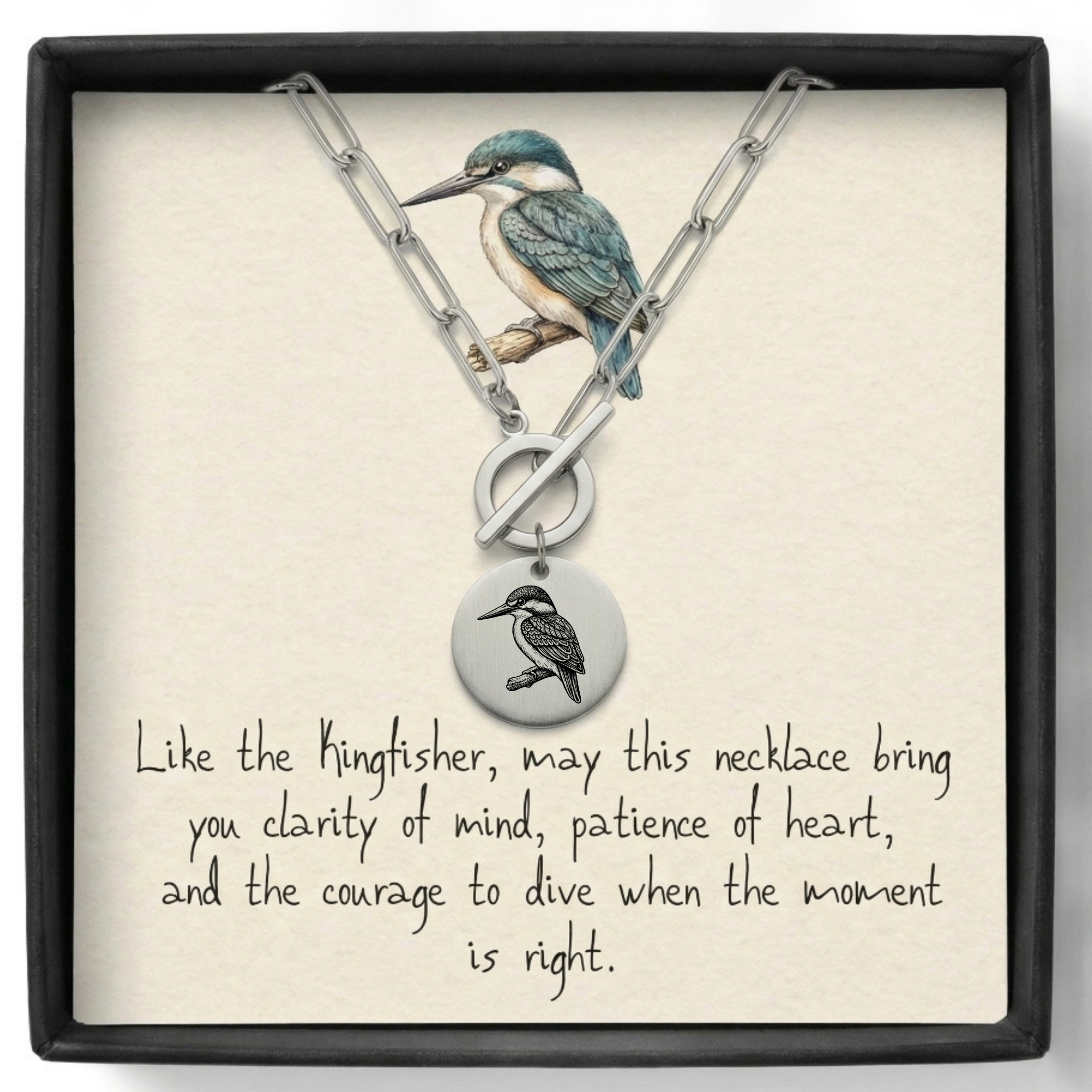 Kōtare Kingfisher Necklace