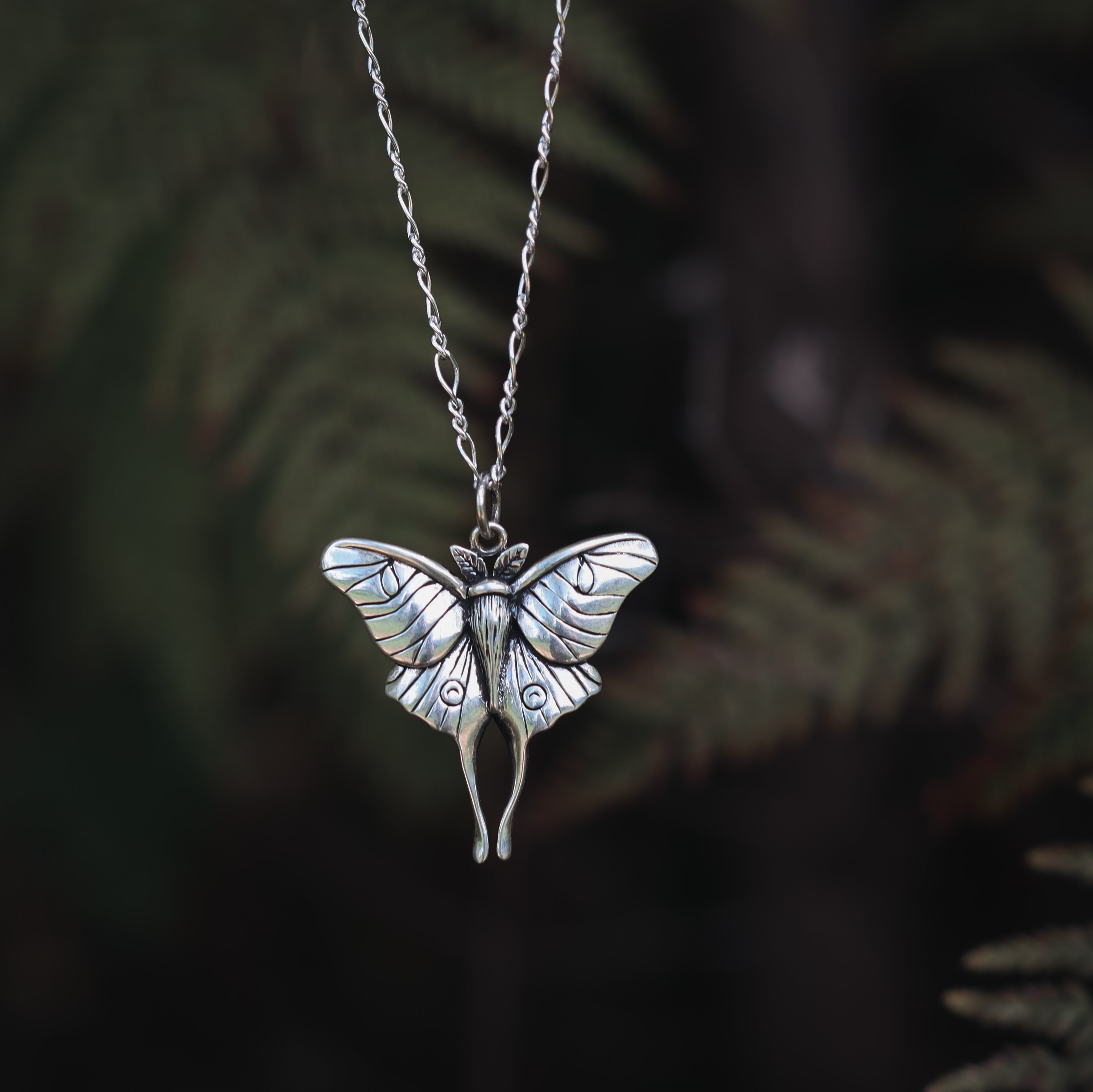 Luna Moth Necklace