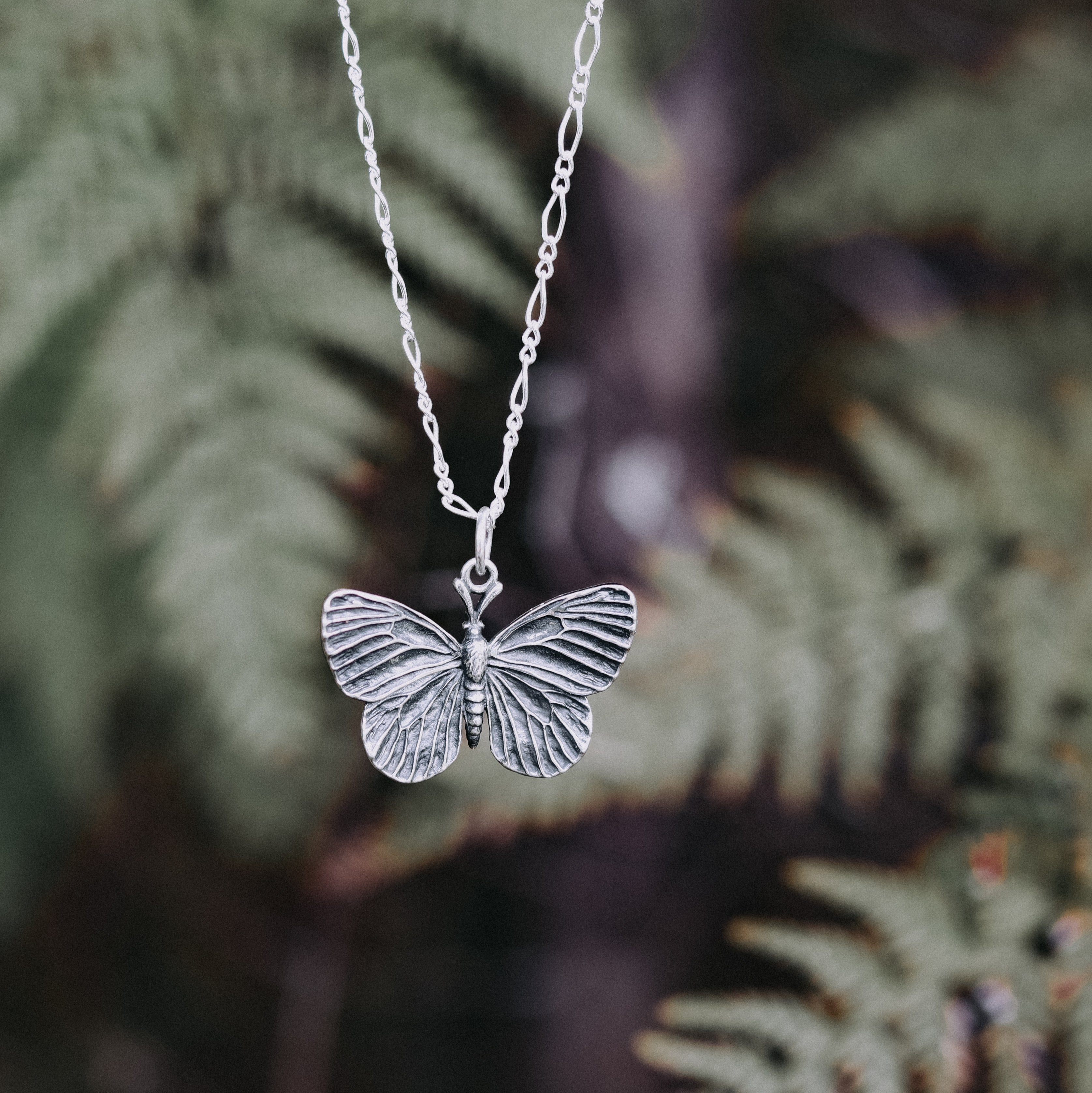 Silver Butterfly Necklace
