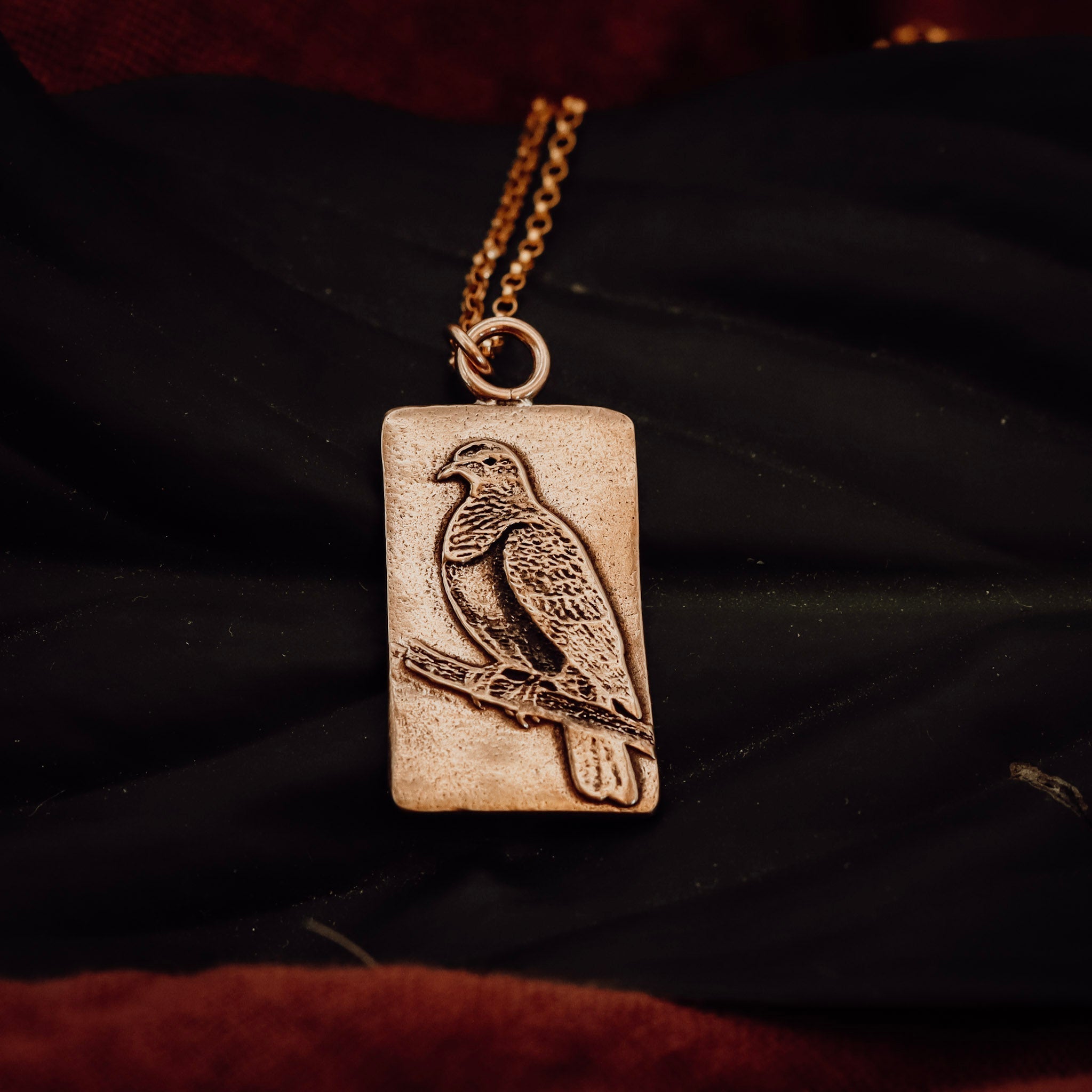 Bronze Kereru & Ruru Pendants - Kowhai and Sage
