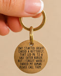 Chasing Butterflies Pet Tag