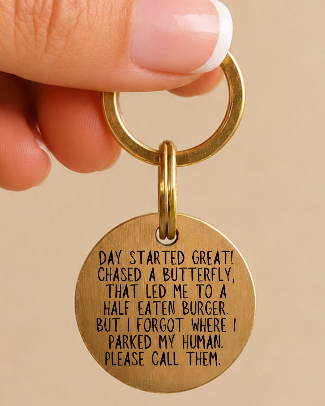Chasing Butterflies Pet Tag