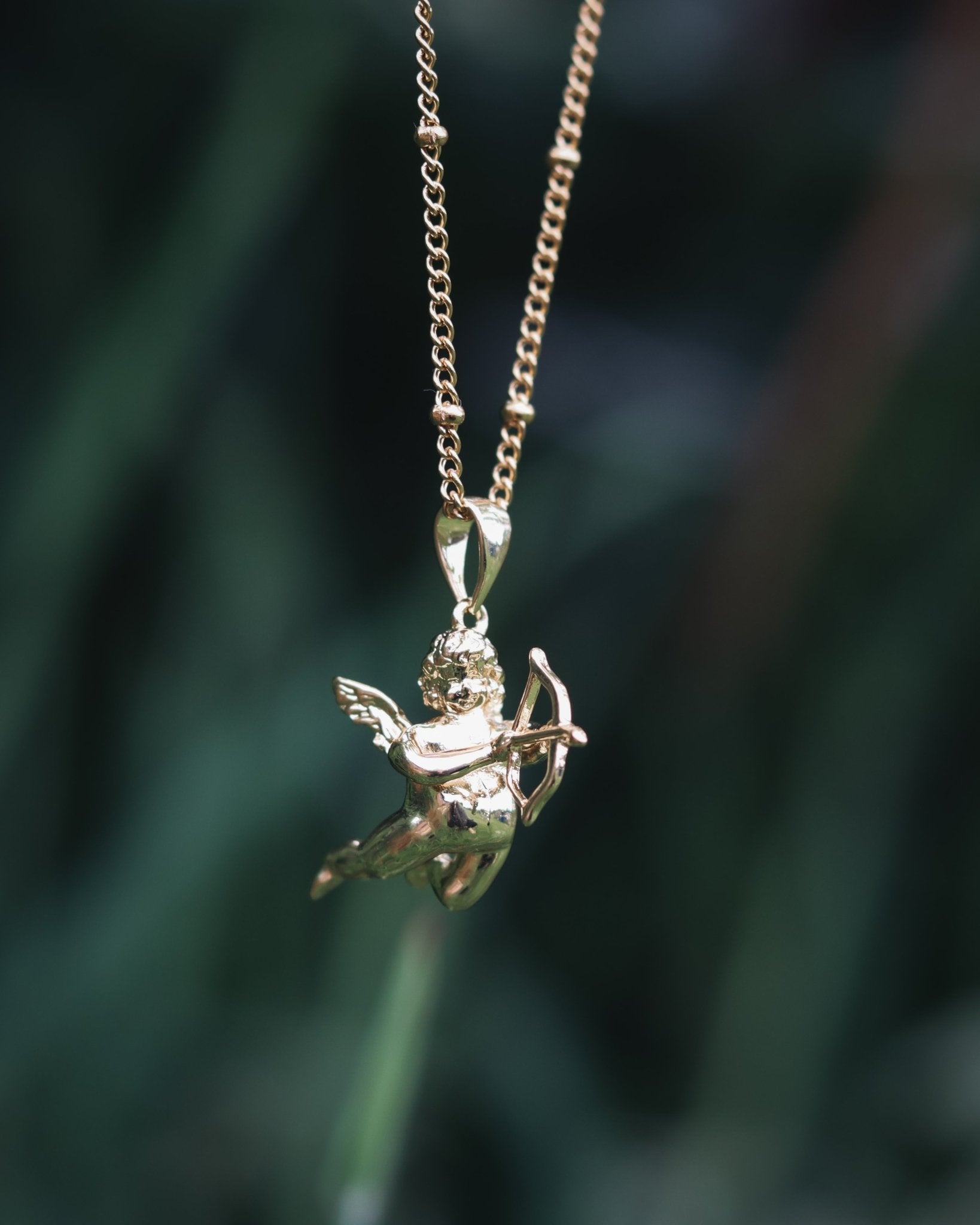 Cherub Necklace - Kowhai and Sage