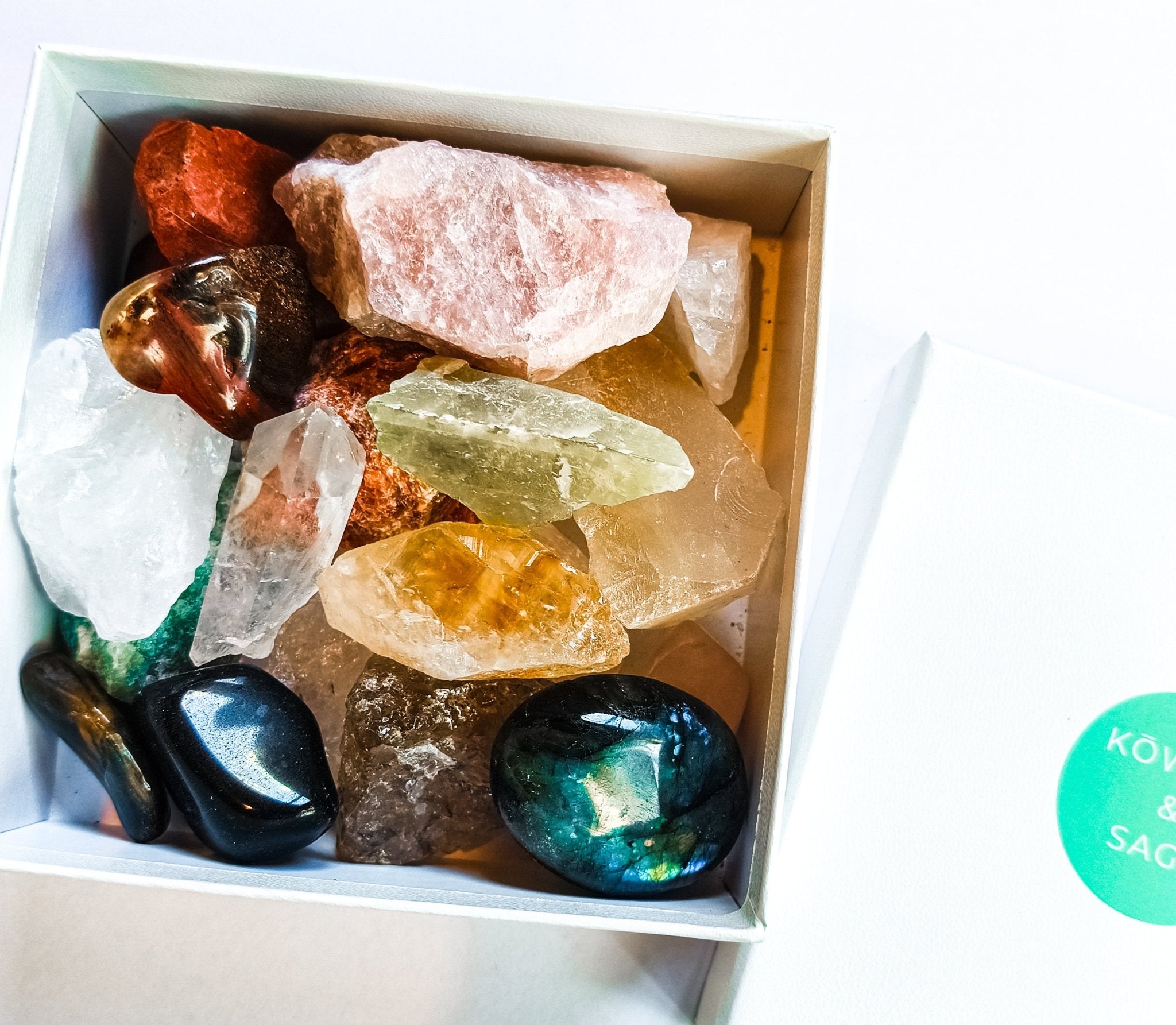 Crystal Mystery Boxes - Kowhai and Sage