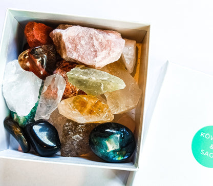 Crystal Mystery Boxes - Kowhai and Sage