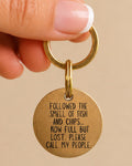 Fish and Chips Pet Tag