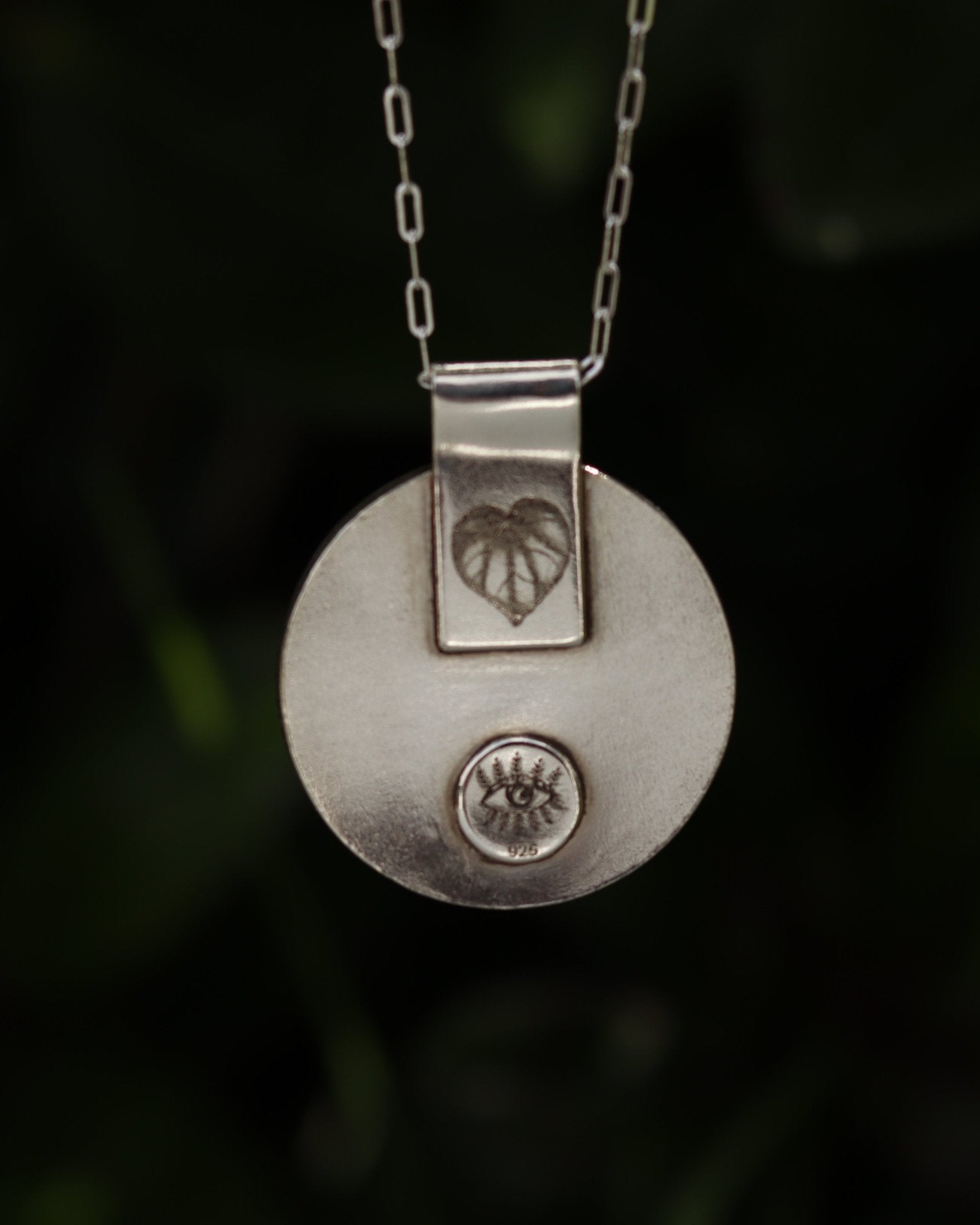 For The Love Of The Forest Moss Agate Necklace - Kowhai and Sage