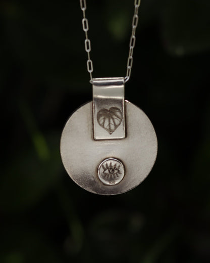 For The Love Of The Forest Moss Agate Necklace - Kowhai and Sage