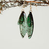 Forest Green Butterfly Wing Earrings - Kowhai and Sage
