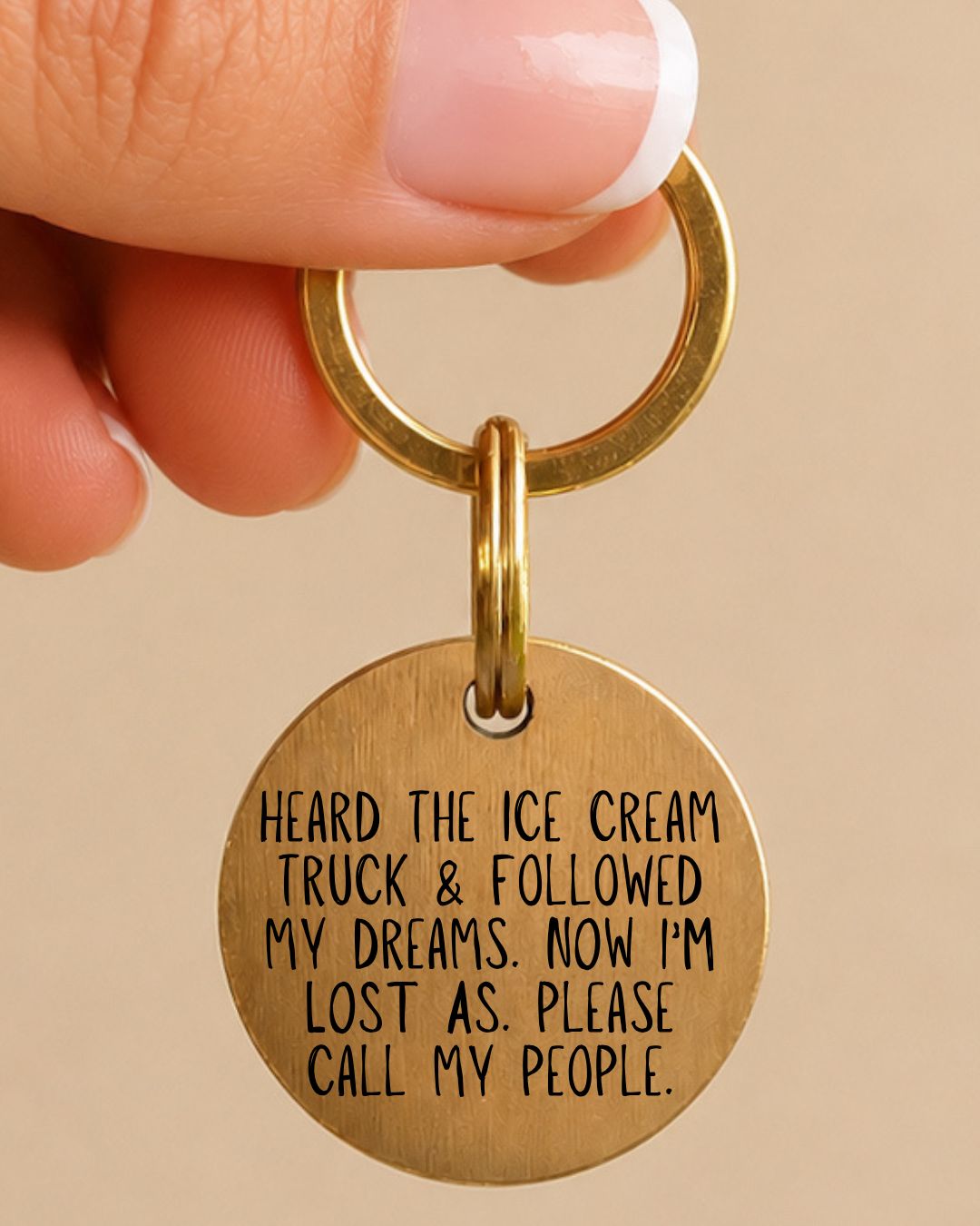 Ice Cream Truck Pet Tag