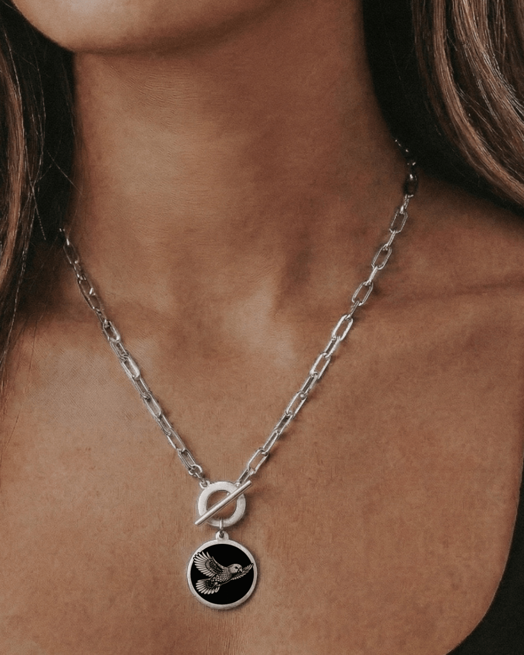 Kākā Necklace - Kowhai and Sage