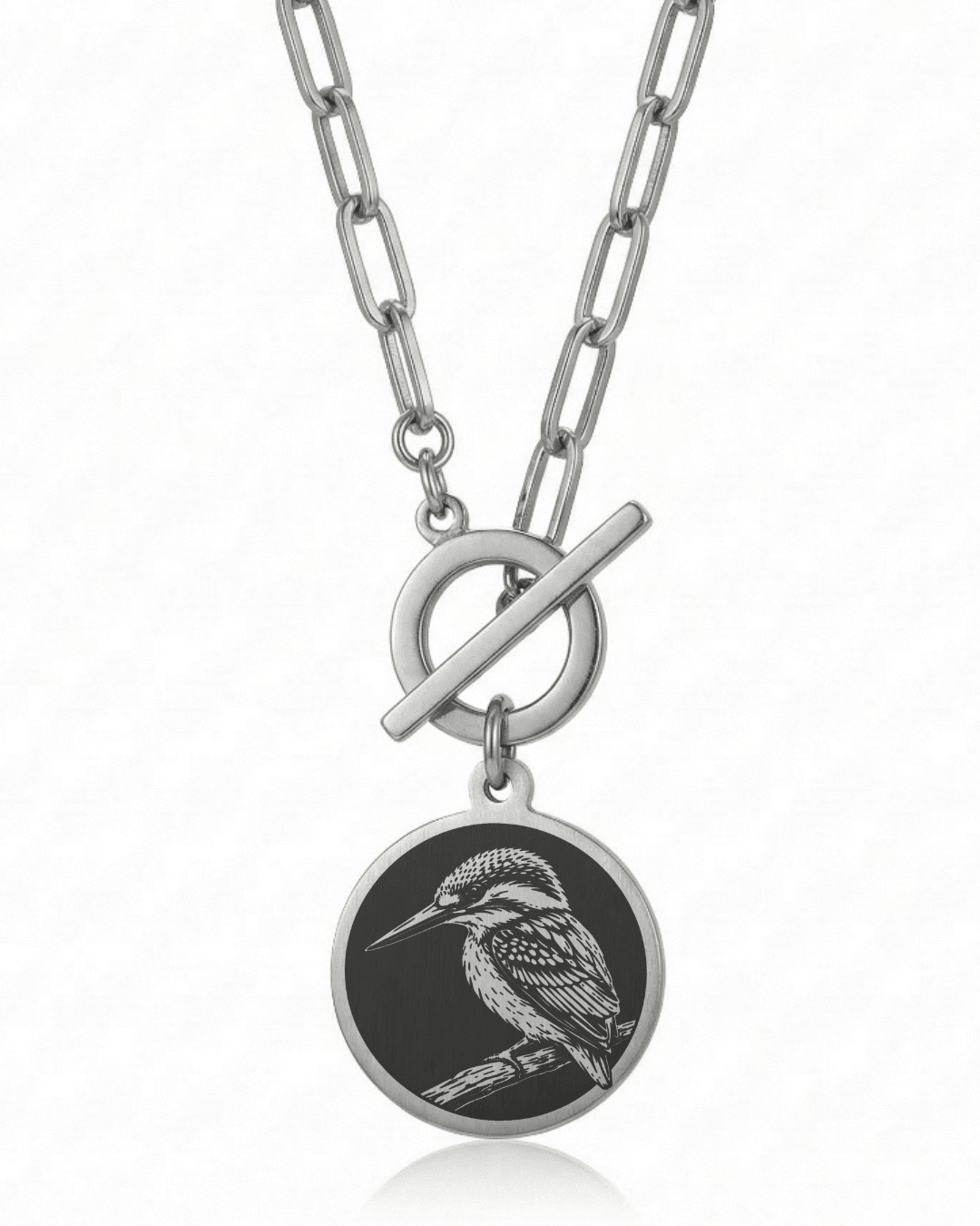 Kingfisher Necklace - Kowhai and Sage