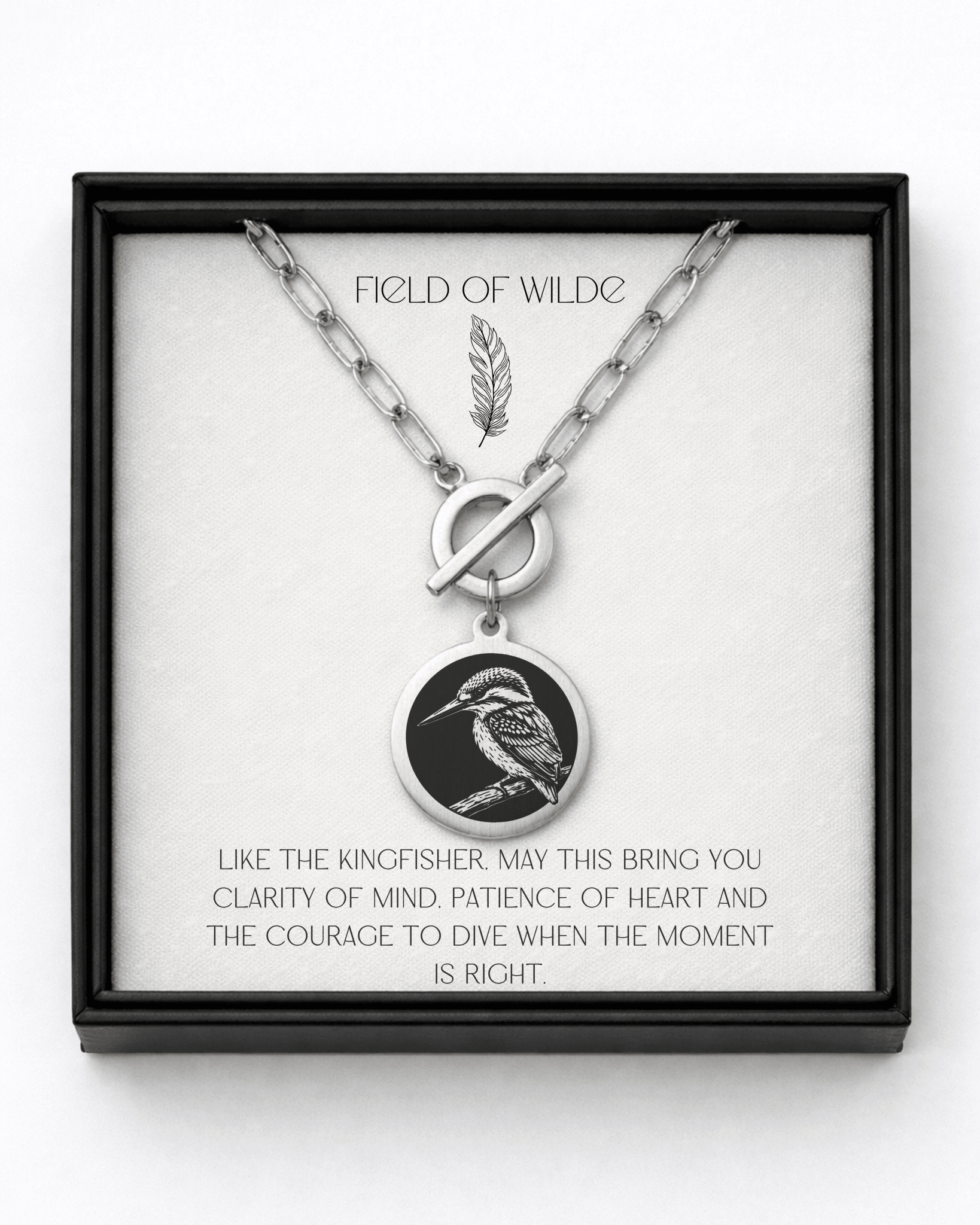 Kingfisher Necklace - Kowhai and Sage