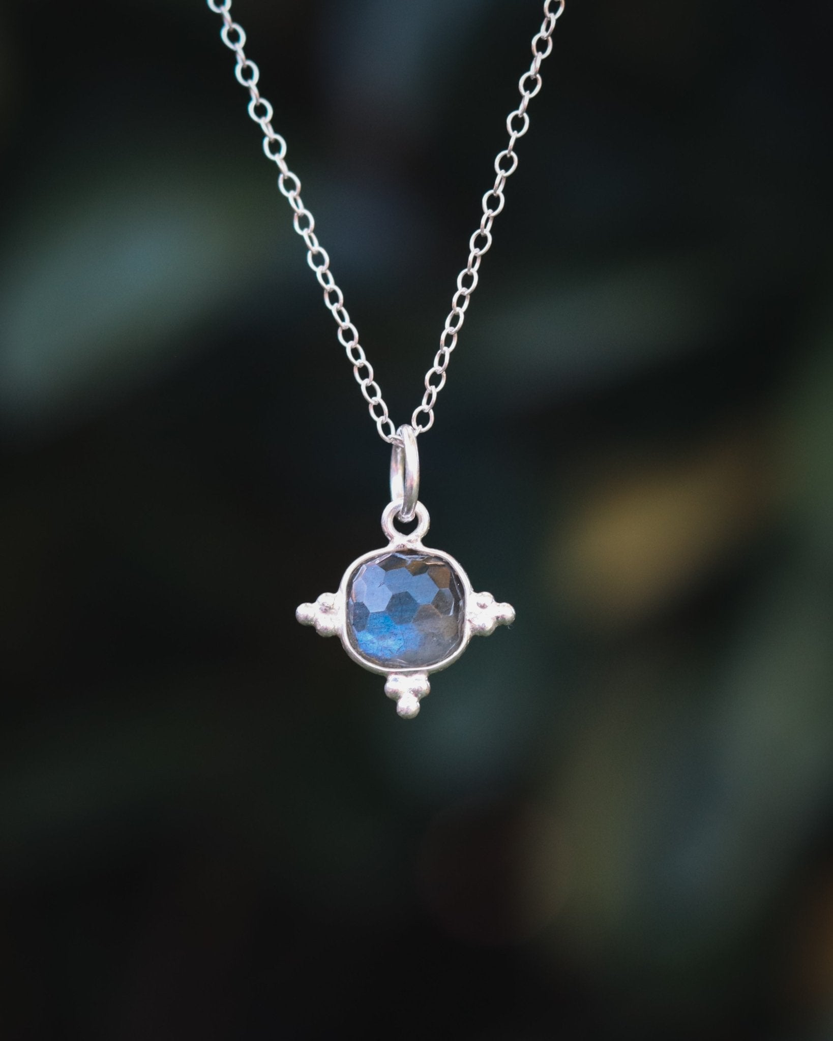 Labradorite Necklace - Kowhai and Sage