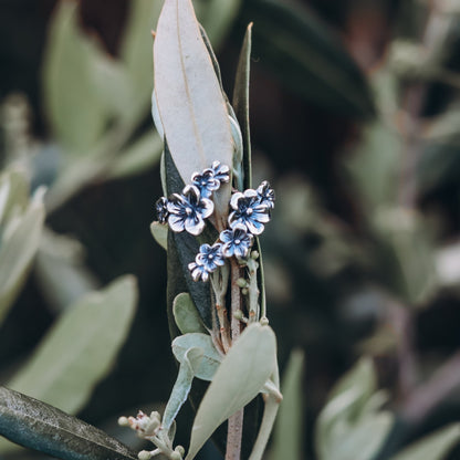 Manuka Blossom Adjustable Ring - Kowhai and Sage