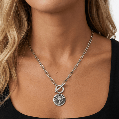 Moon Goddess Necklace - Kowhai and Sage