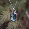 Ocean Gem Paua Necklace - Kowhai and Sage